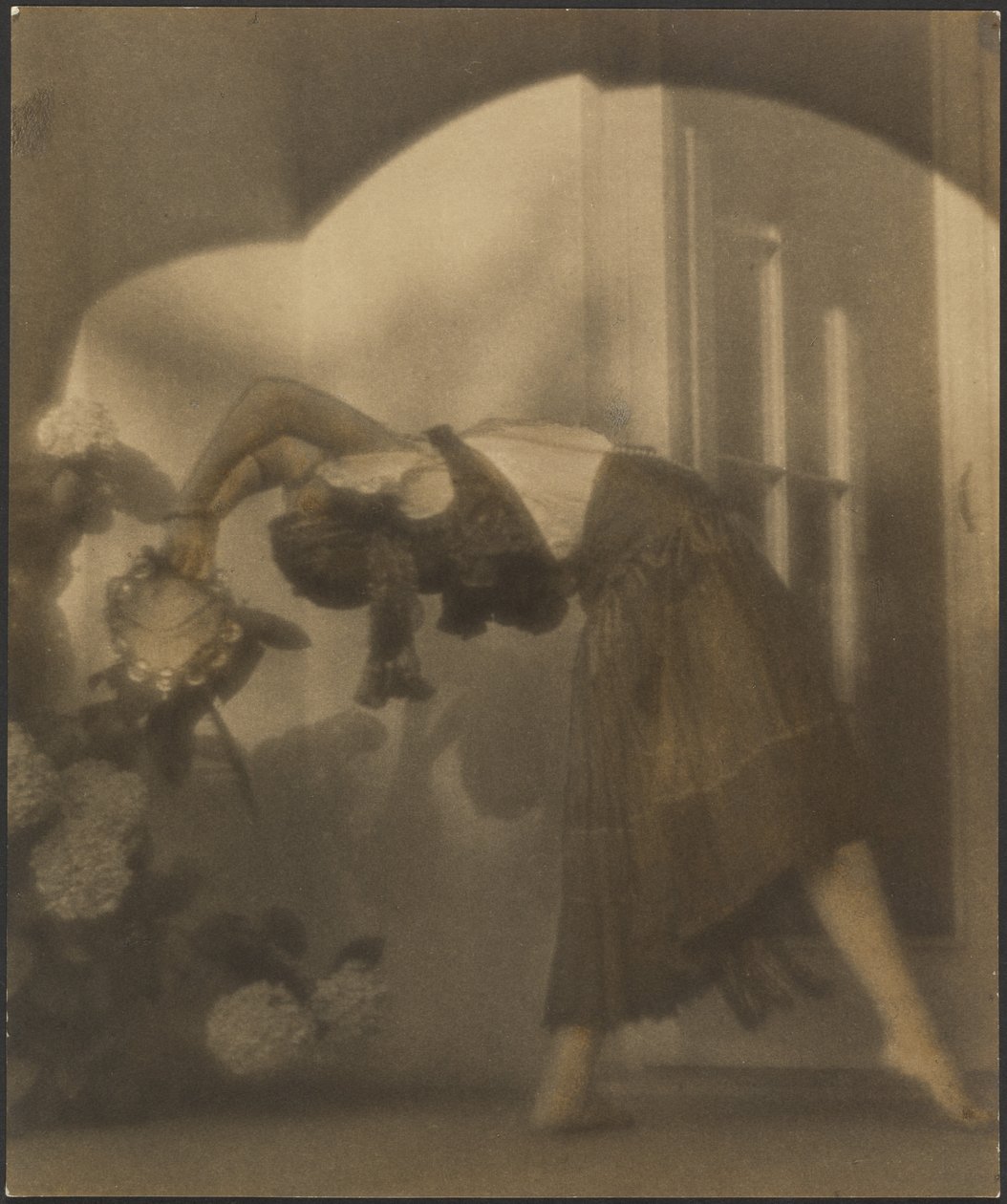 A Romani Woman Dancing by Louis Fleckenstein