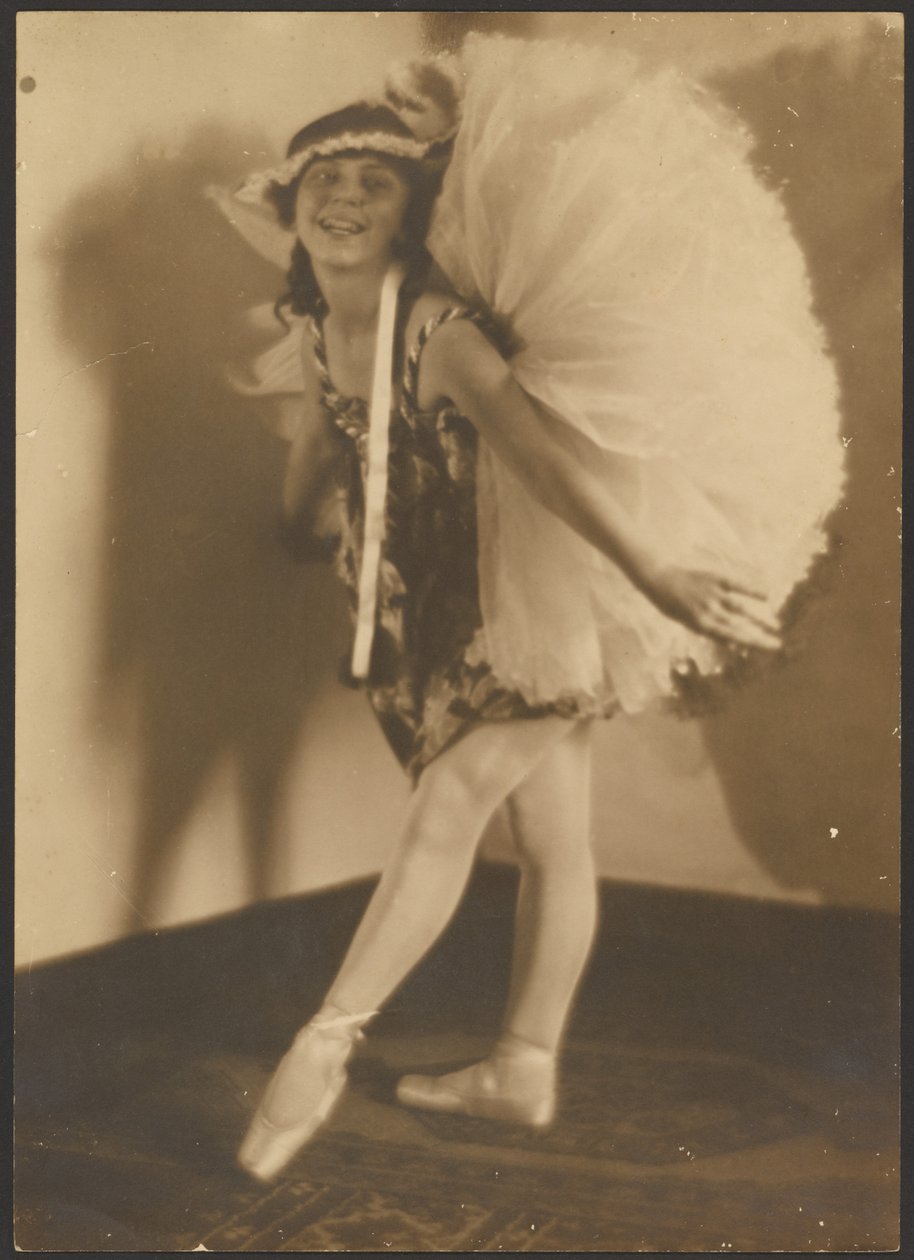 Ballerina with Headdress by Louis Fleckenstein