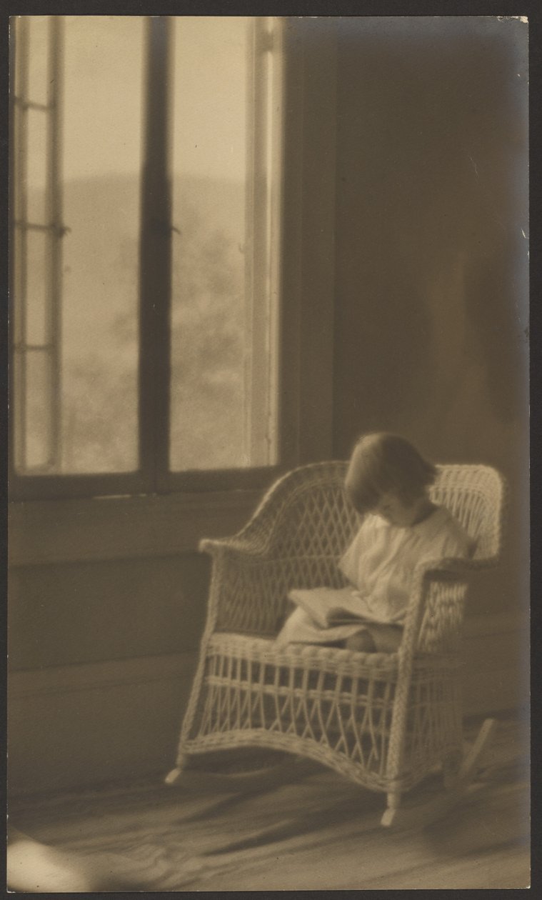 [Child in Chair] by Louis Fleckenstein