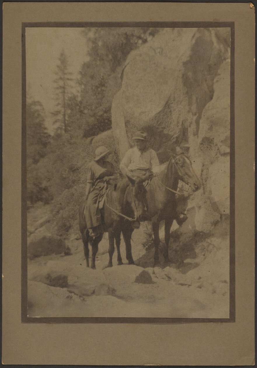 Couple on Horseback by Louis Fleckenstein