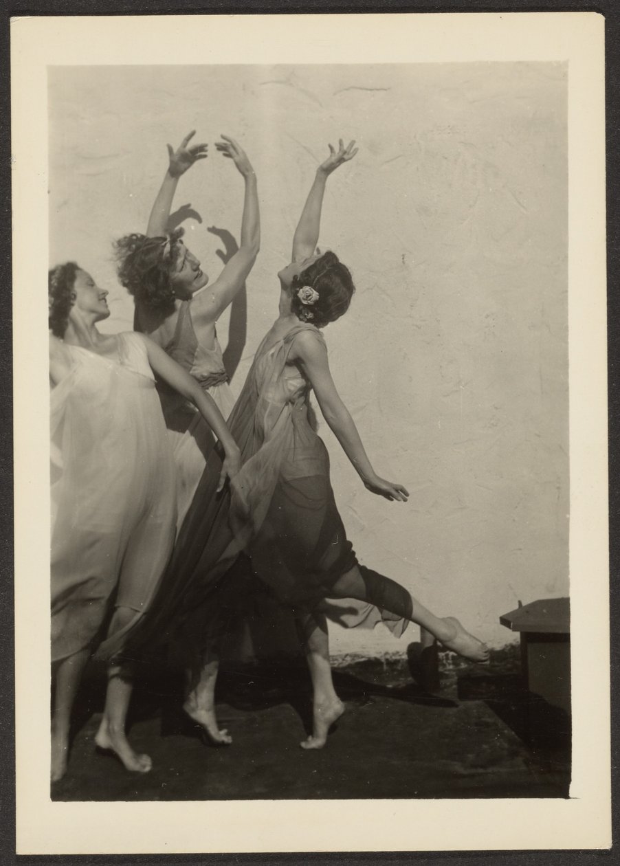 [Dancers on Rooftop] by Louis Fleckenstein