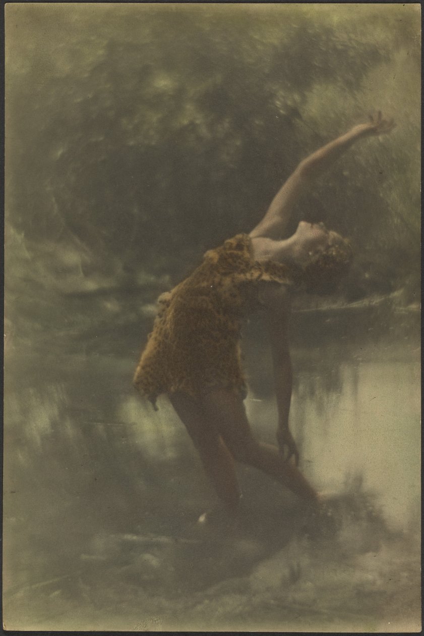 [Female Dancer in Fur Outfit] by Louis Fleckenstein