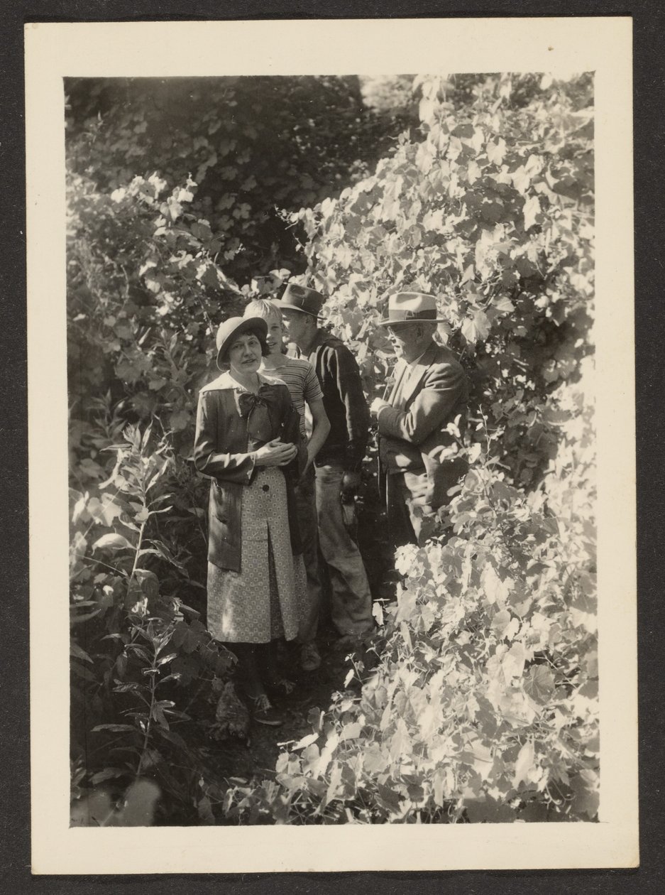 Fleckenstein, Florence, and Her Sons in Woods by Louis Fleckenstein