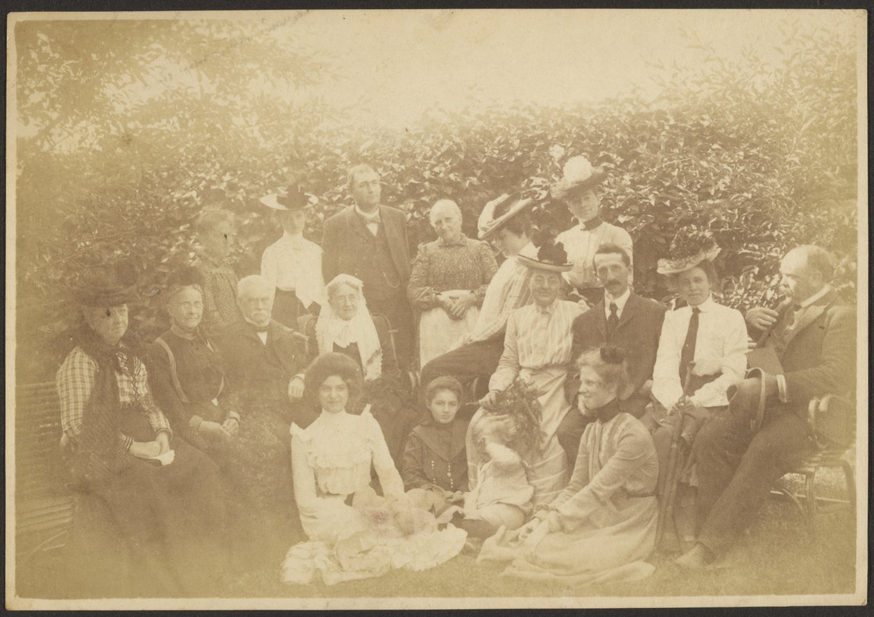 Large Group Family Portrait by Louis Fleckenstein