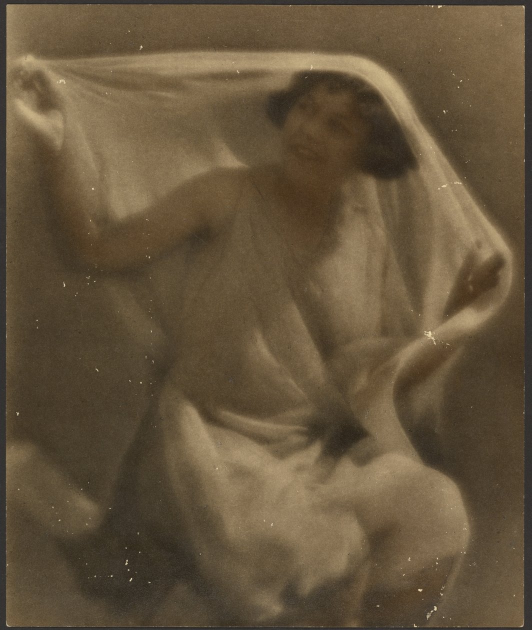 Portrait of a Woman Wearing Veils by Louis Fleckenstein