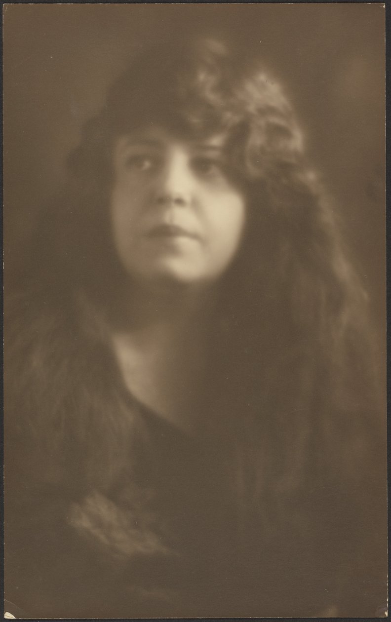Portrait of a Woman with Hair Down by Louis Fleckenstein
