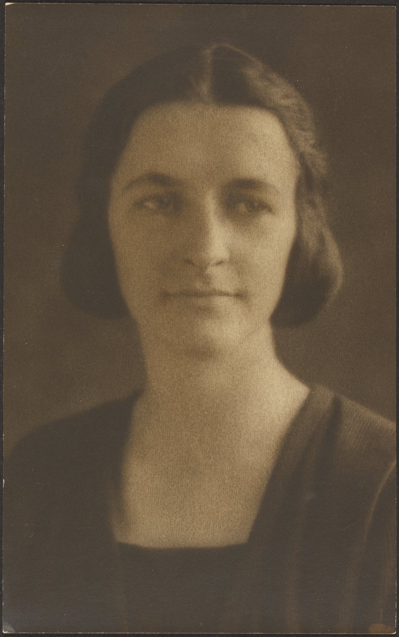 Portrait of a Woman with Striped Jacket by Louis Fleckenstein