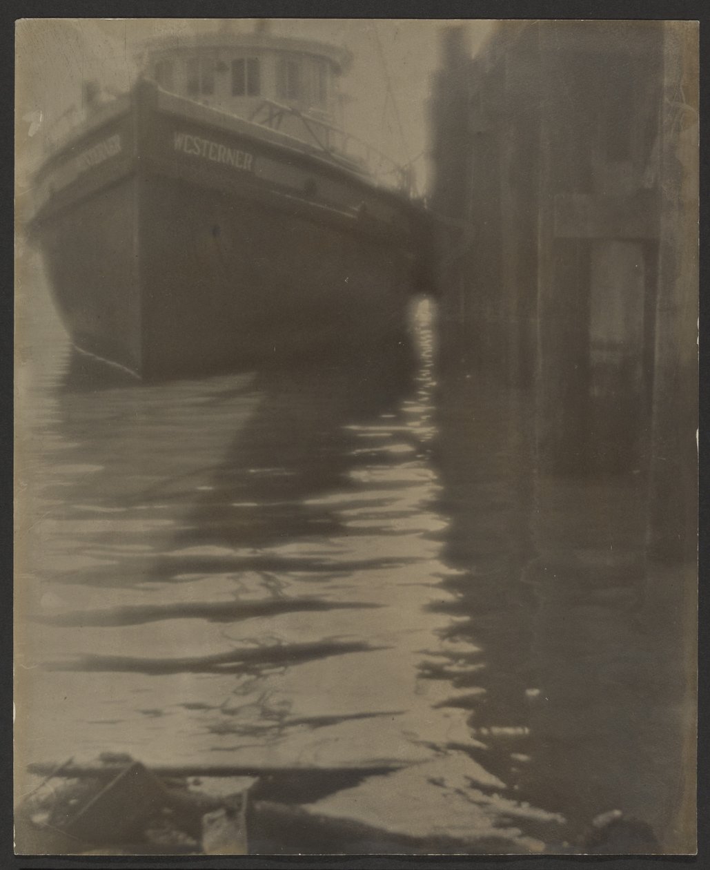 Ship in a Harbor by Louis Fleckenstein