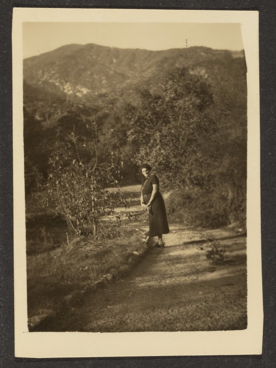 Woman on Path by Louis Fleckenstein