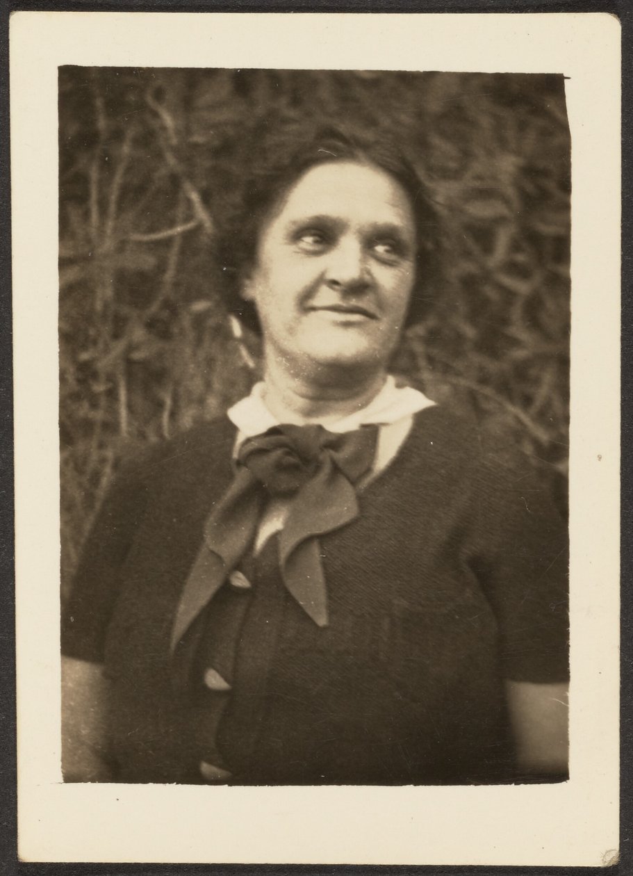 Woman with Neck Tie by Louis Fleckenstein