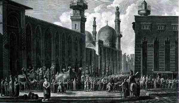 A Marriage in the Town of Cairo, from Voyage Pittoresque by Louis Francois (after) Cassas