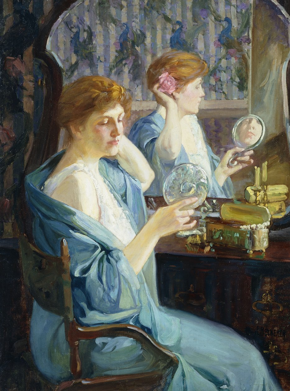 Maude In Green by Louis Frederick Berneker