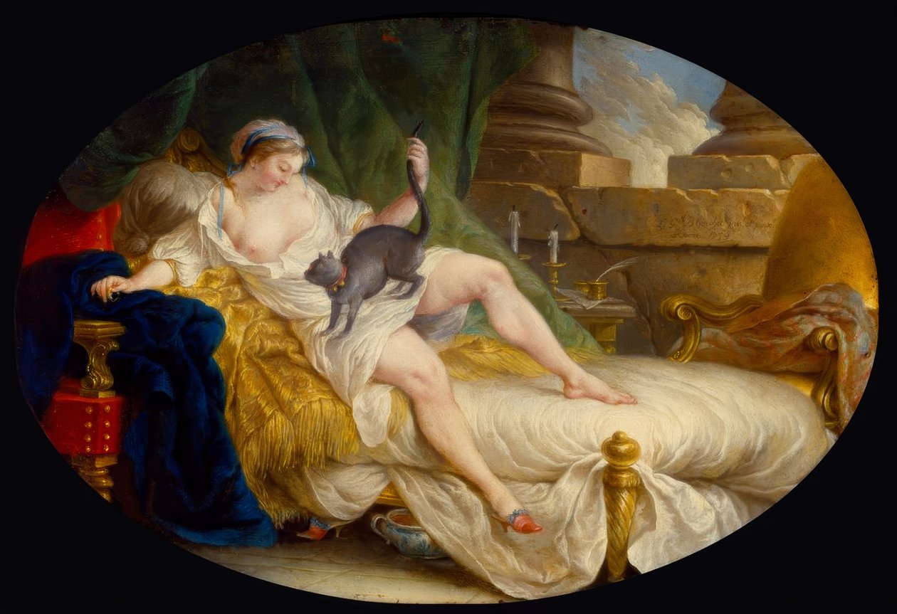 Julie Discovers She Has Been Abandoned by Louis Gabriel Blanchet