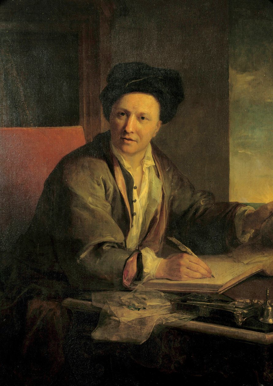 Portrait of Bernard Le Bouyer by Fontenelle by Louis Galloche