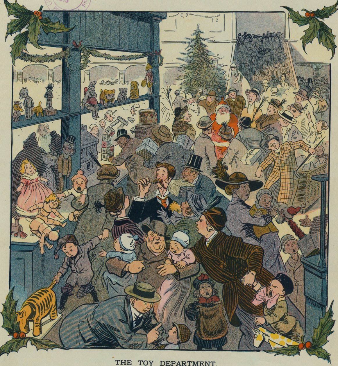 Toy Department, USA 1910s by Louis Glackens