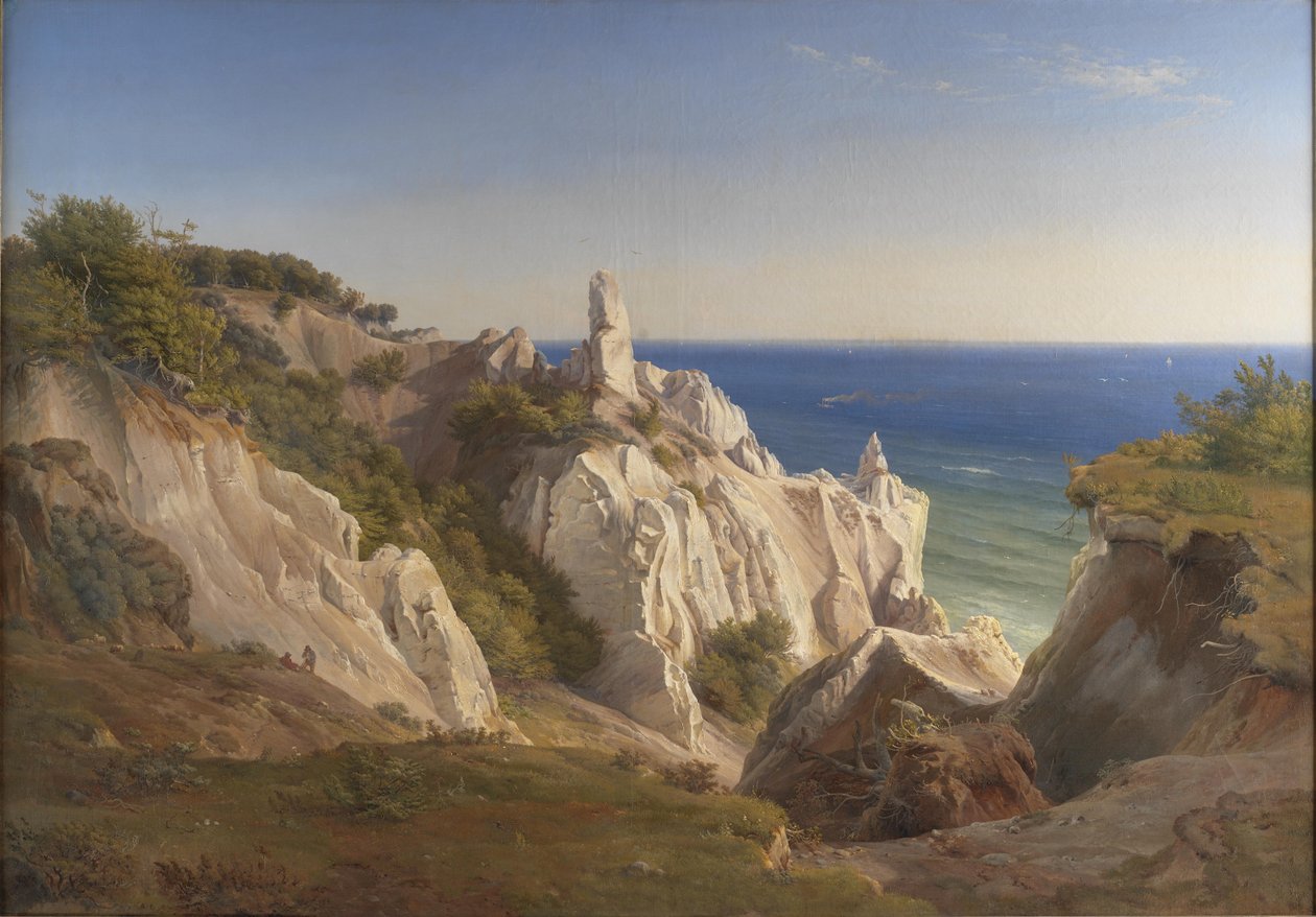 The Cliffs of the Island of Møn by Louis Gurlitt
