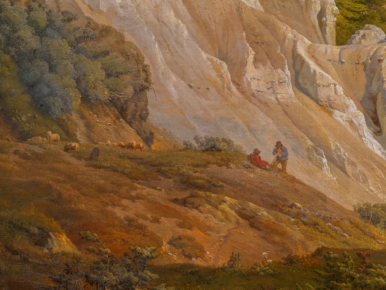 The Cliffs of Møns Klint by Louis Gurlitt