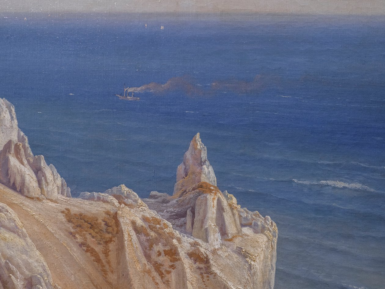 The Cliffs of Møns Klint by Louis Gurlitt