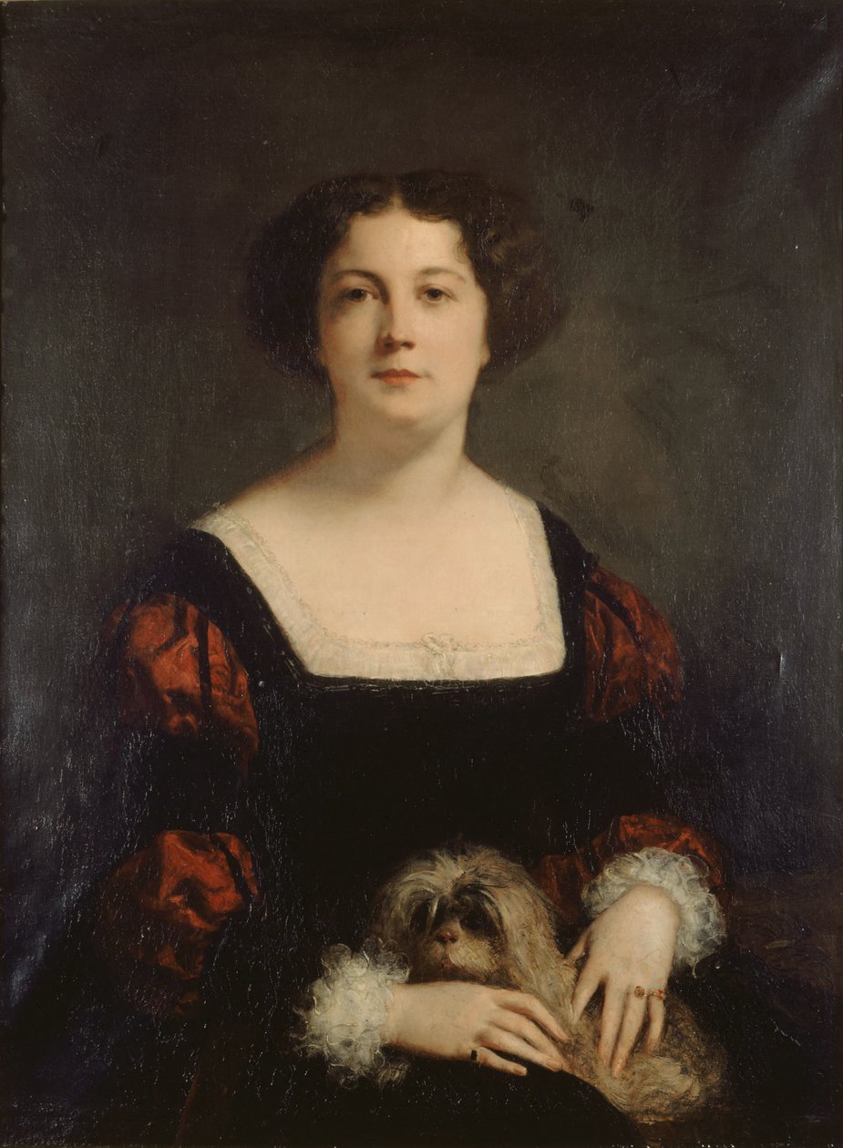 Portrait of Apollonie Sabatier, c. 1850 by Louis Gustave Ricard
