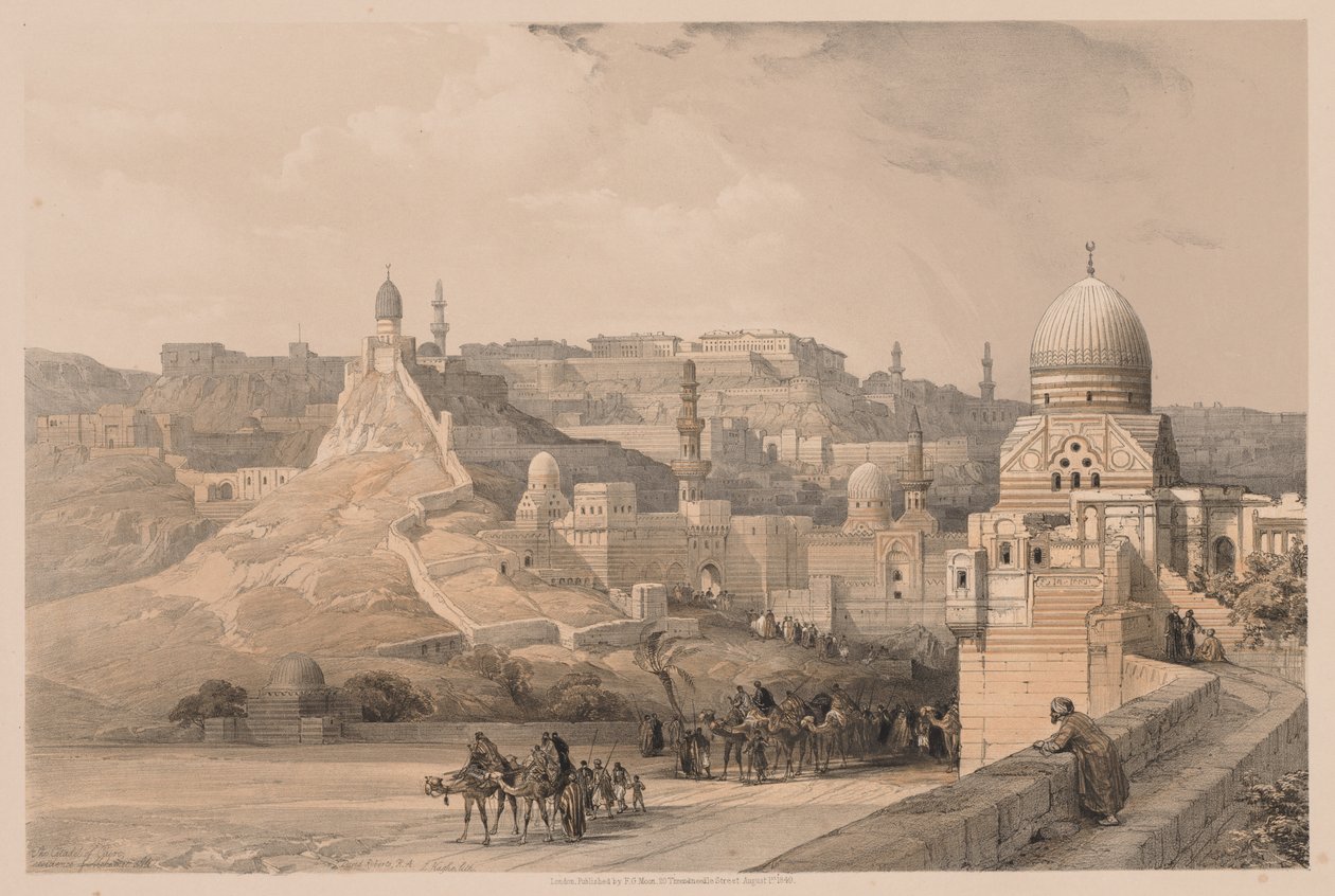 Egypt and Nubia: Volume III - No. 34, The Citadel of Cairo, Residence of Mehemet Ali, 1838 by Louis Haghe