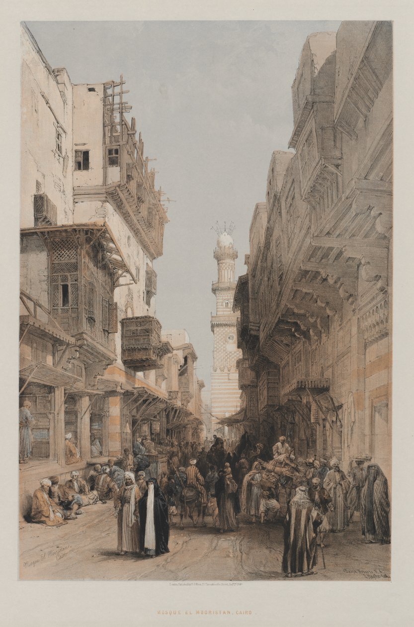 Egypt and Nubia, Volume III: Mosque el Mooristan, Cairo, 1849 by Louis Haghe