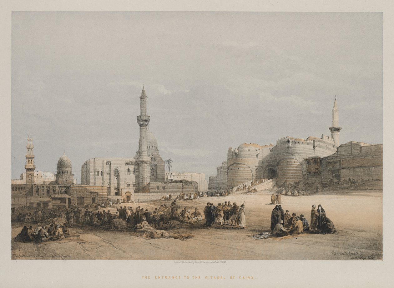 Egypt and Nubia, Volume III: The Entrance to the Citadel of Cairo by Louis Haghe