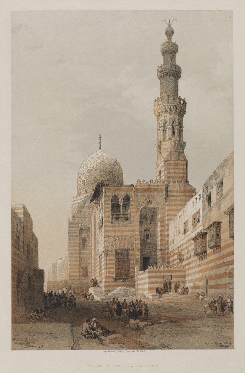 Egypt and Nubia, Volume III: Tombs of the Khalifs, Cairo by Louis Haghe