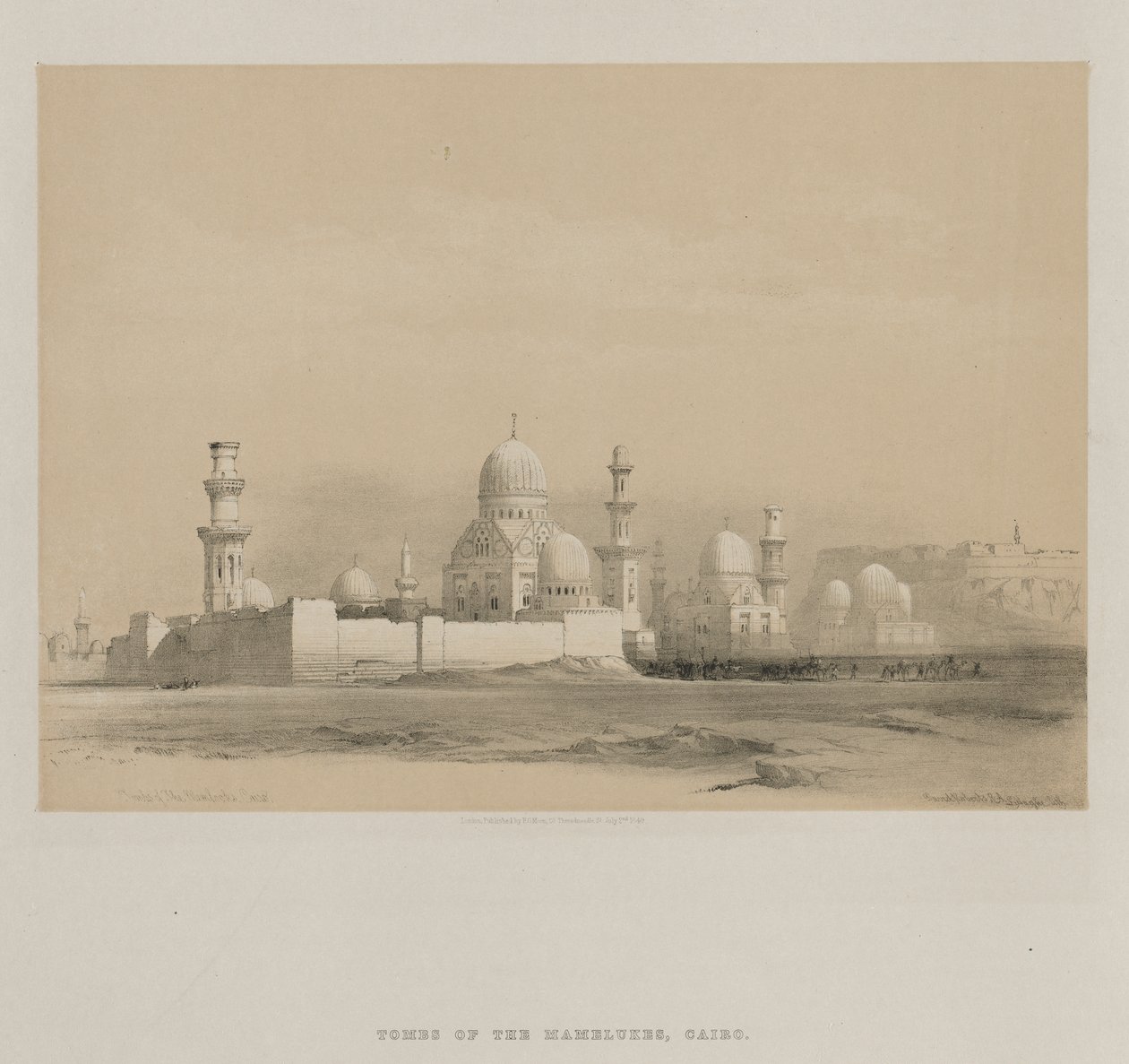 Egypt and Nubia, Volume III: Tombs of the Memlooks, Cairo by Louis Haghe