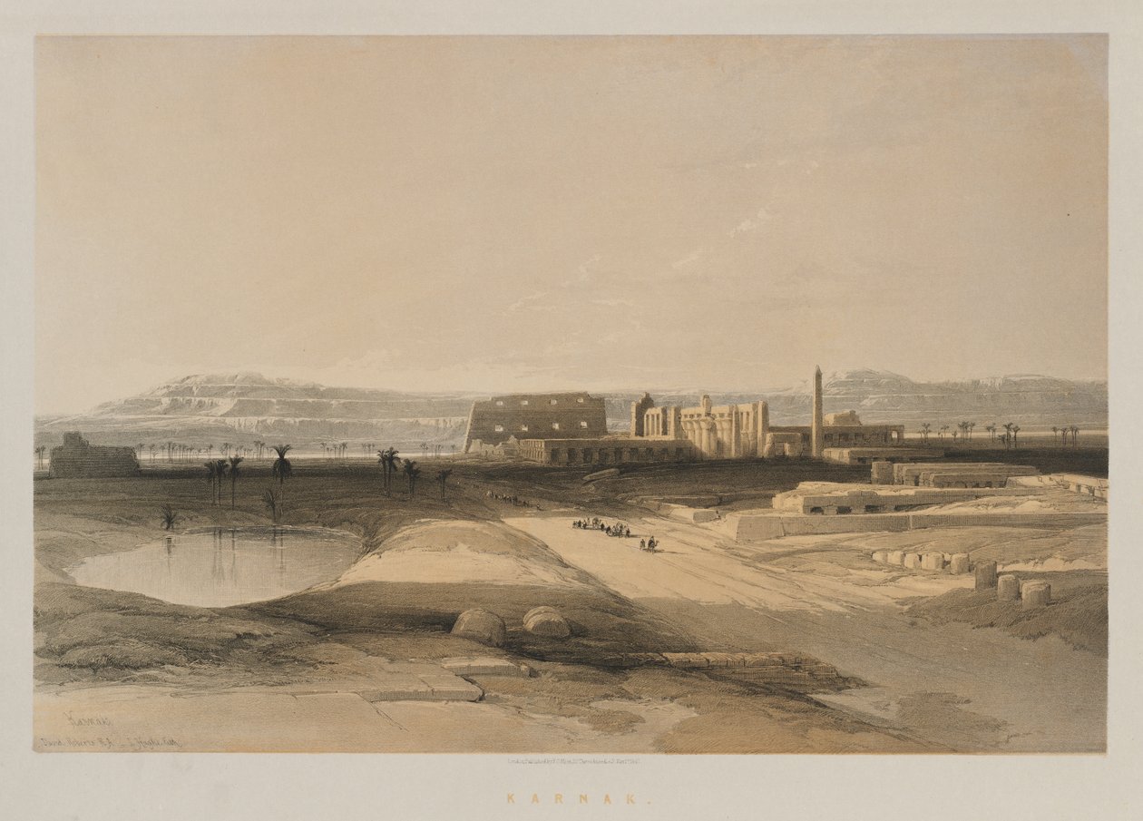 Egypt and Nubia, Volume II: Karnak by Louis Haghe