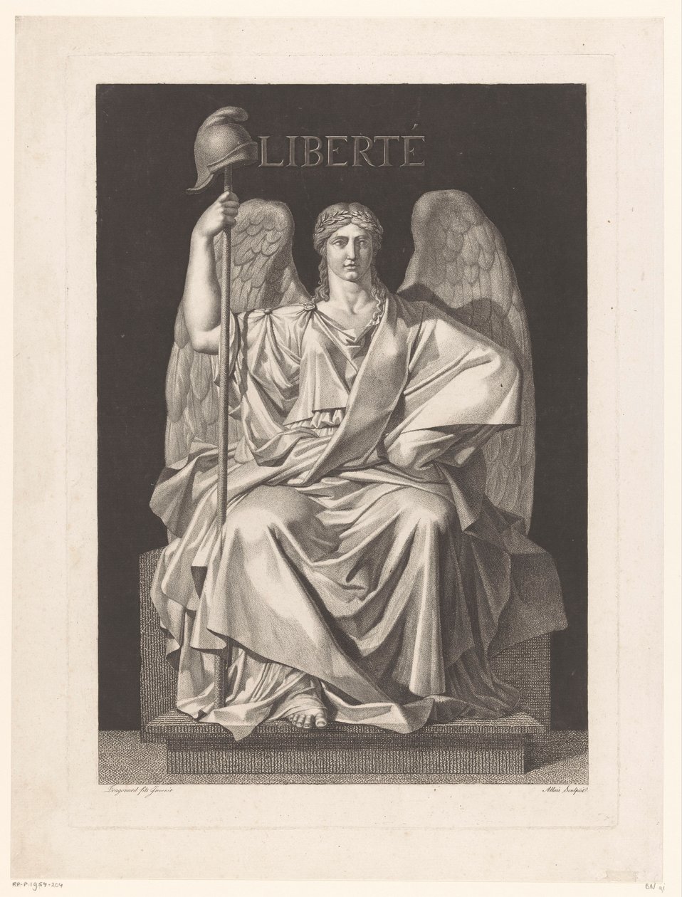 Allegorical Representation of Liberty by Louis Jean Allais