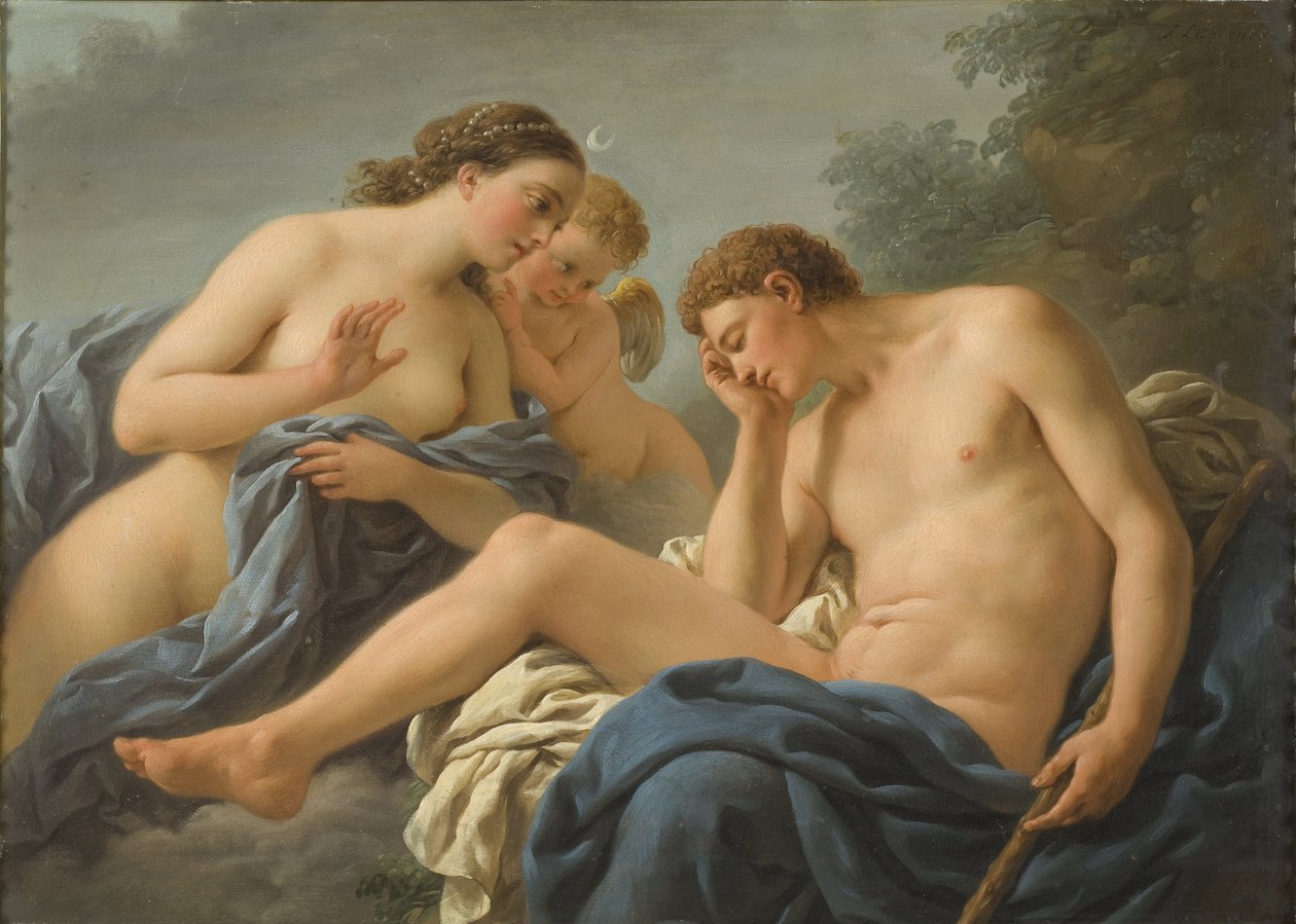 Diana and Endymion by Louis Jean François Lagrenée