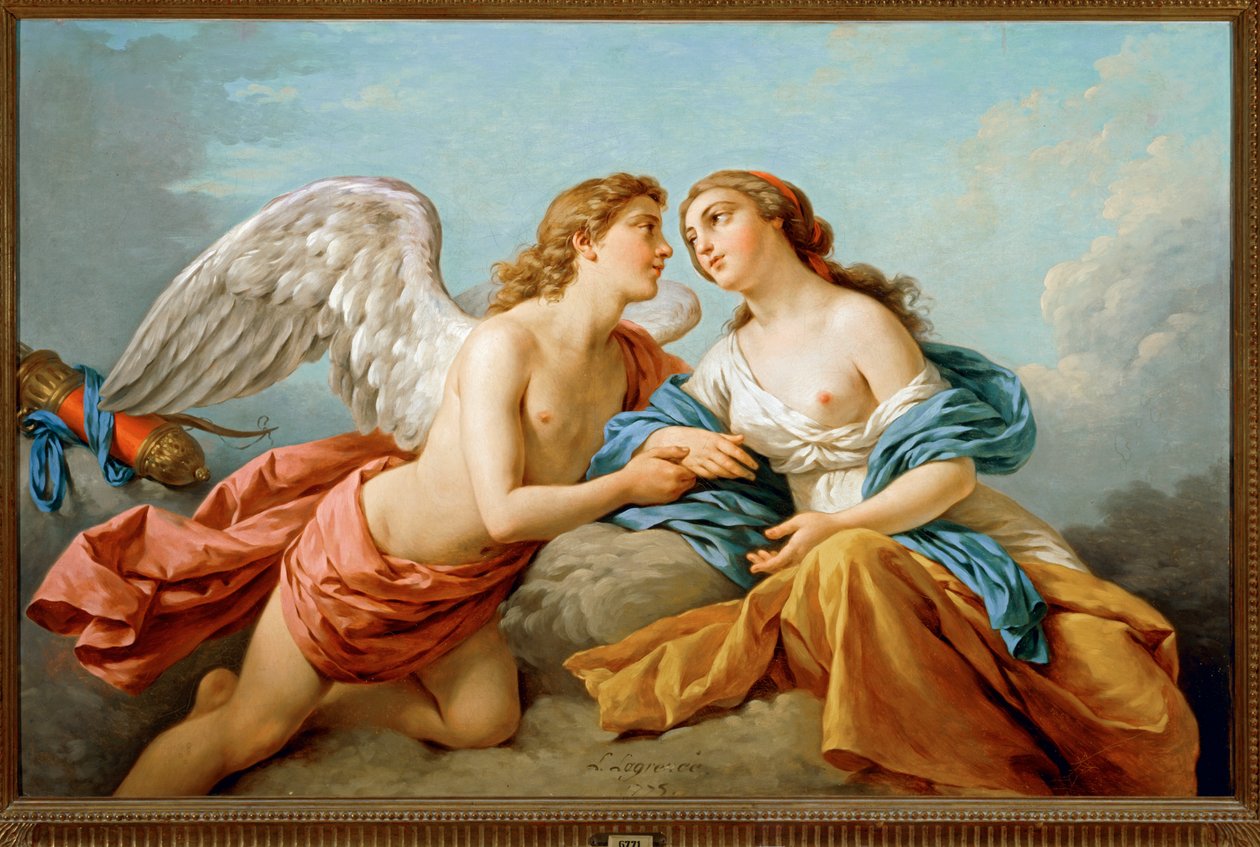 Sense of Touch by Louis Jean Francois I Lagrenee