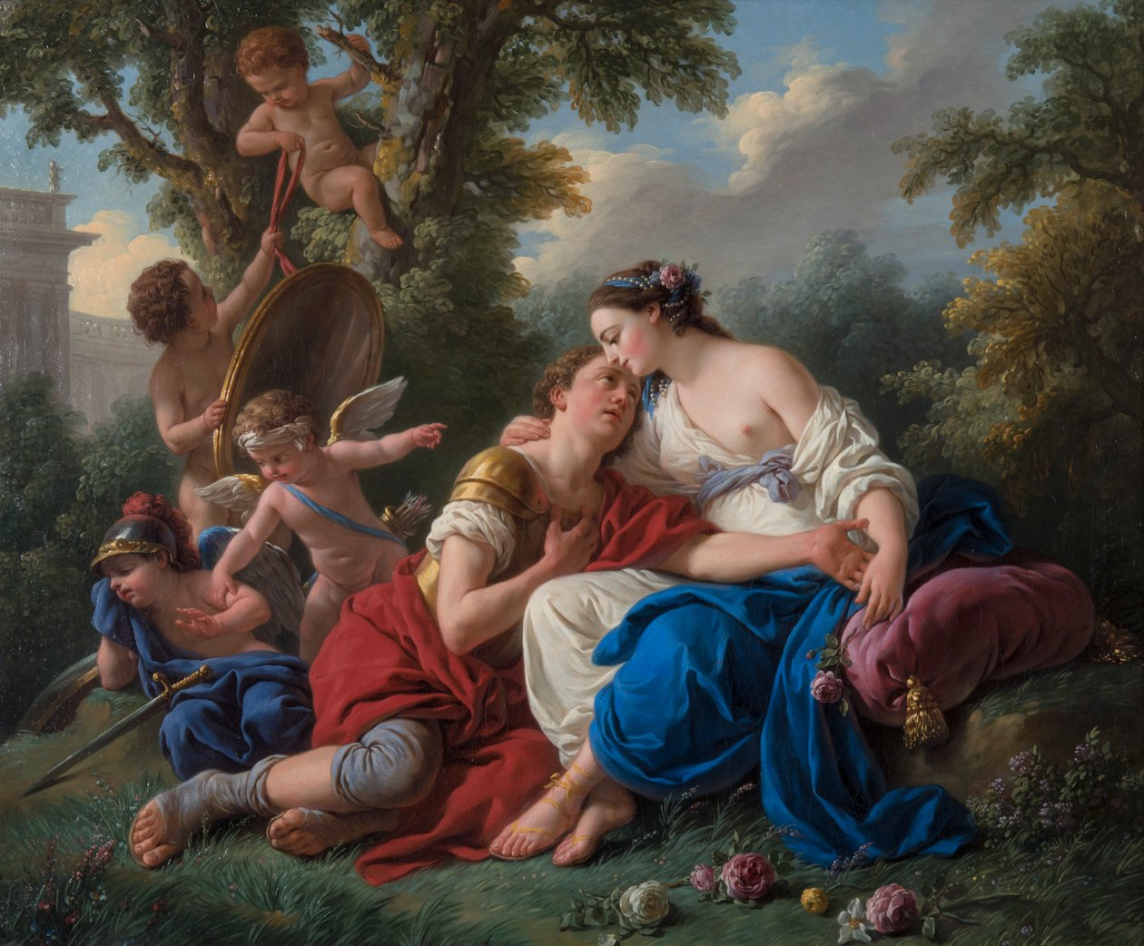 Renaud and Armide by Louis Jean François Lagrenée
