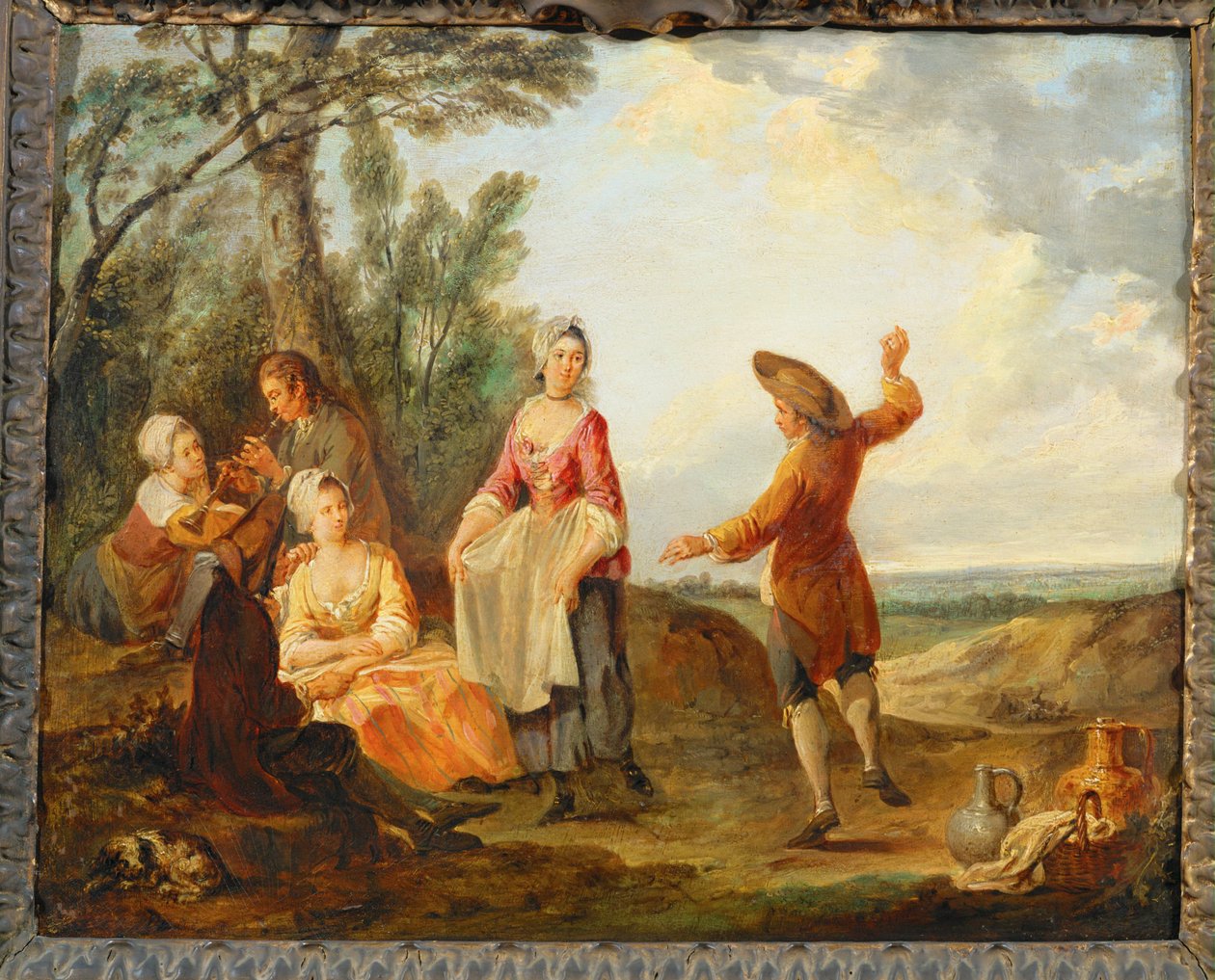 Rustic dance by Louis Joseph (1731 98) Watteau