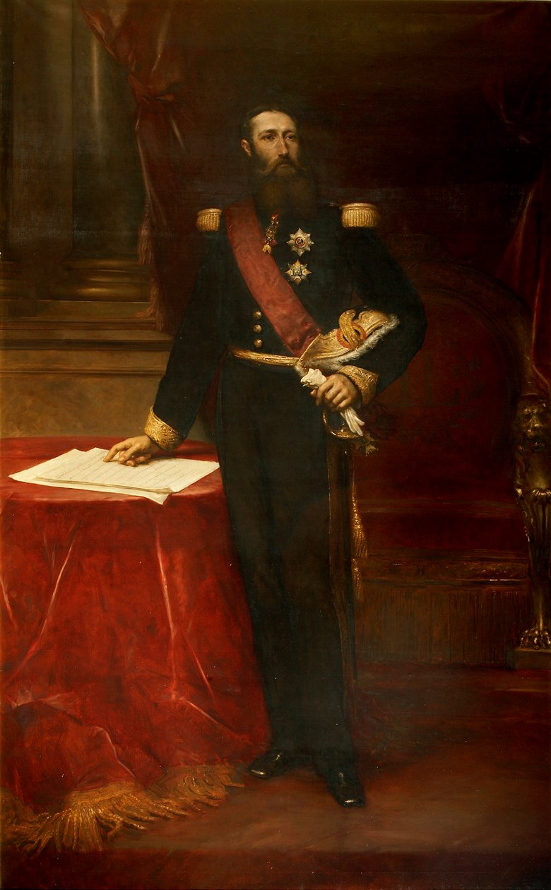 Portrait of Leopold II, King of the Belgians by Louis Joseph Gallait