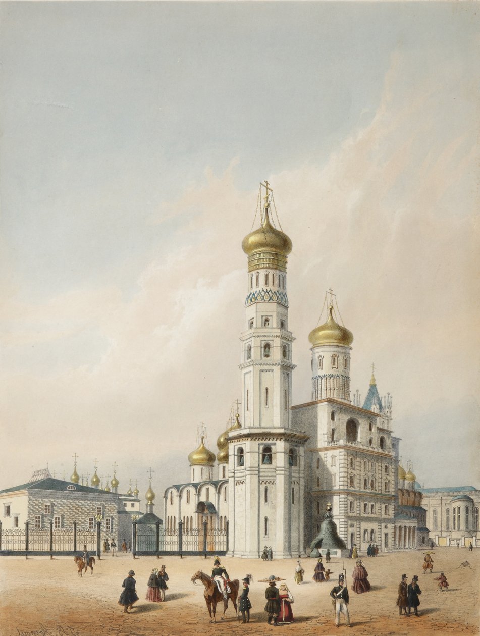 The Ivan the Great Bell Tower by Louis Jules Arnout