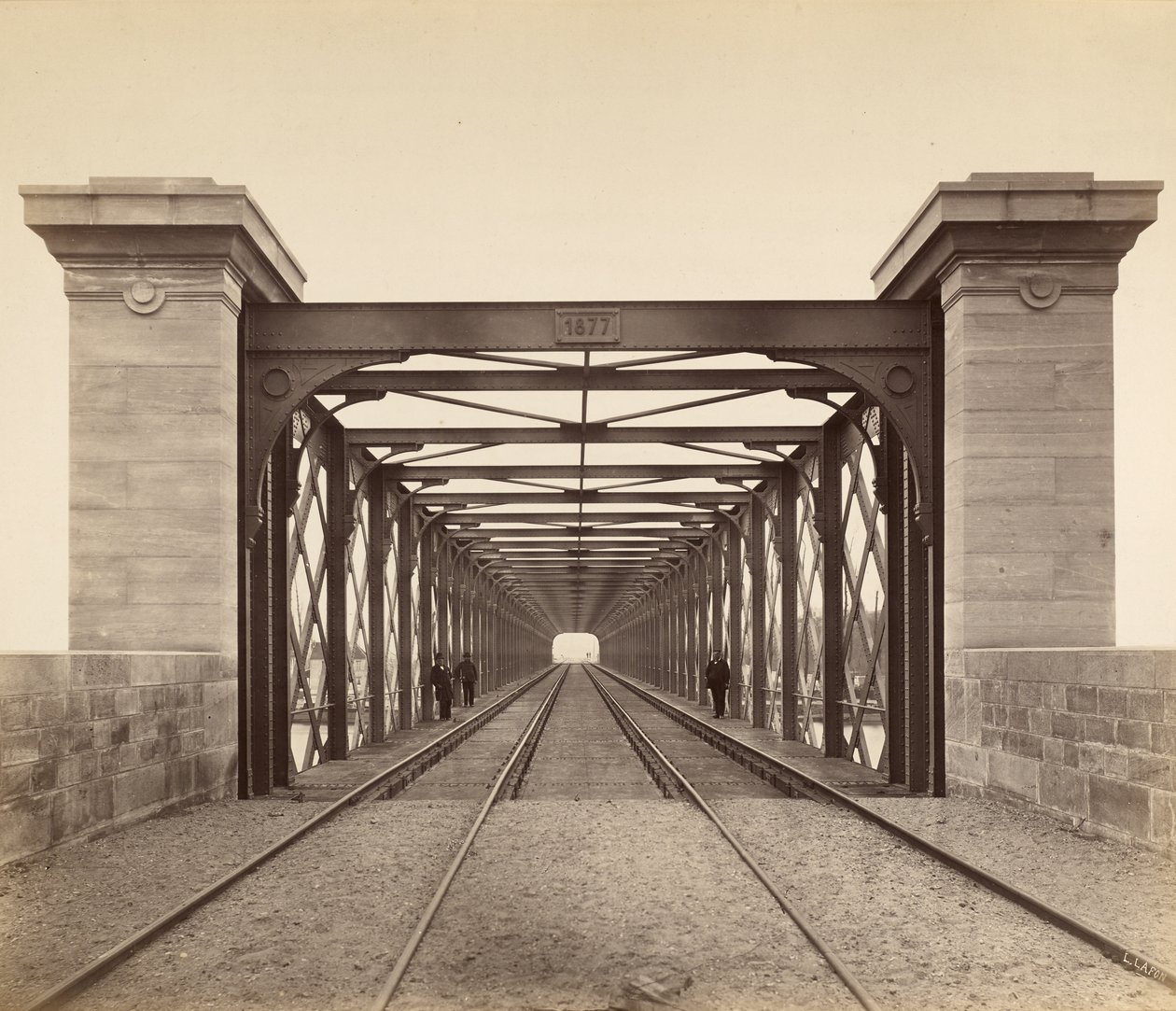 Railroad Viaduct at La Fontaine-des-Eaux, Dinan by Louis Lafon