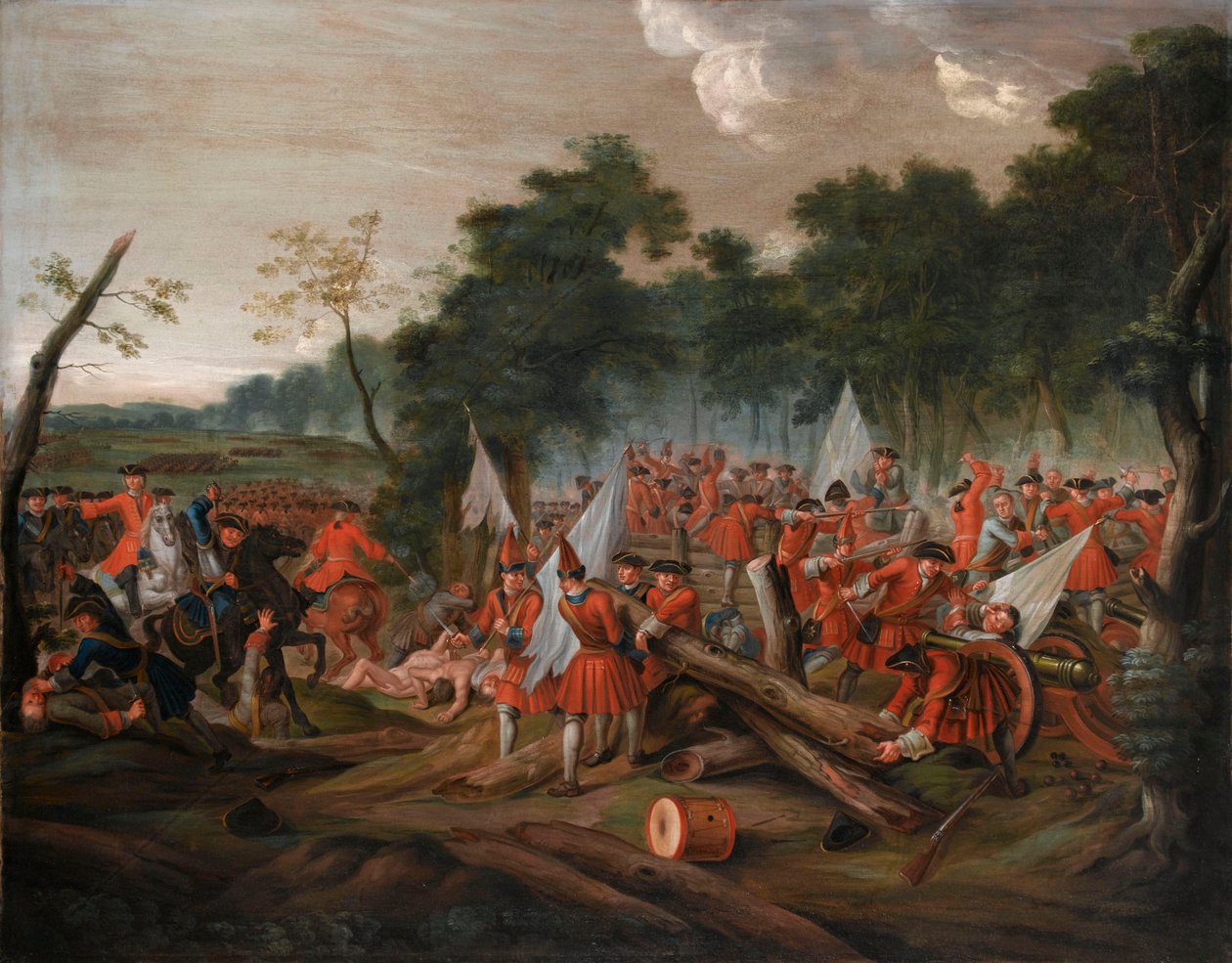 The Battle of Malplaquet, 11th September 1709 by Louis Laguerre