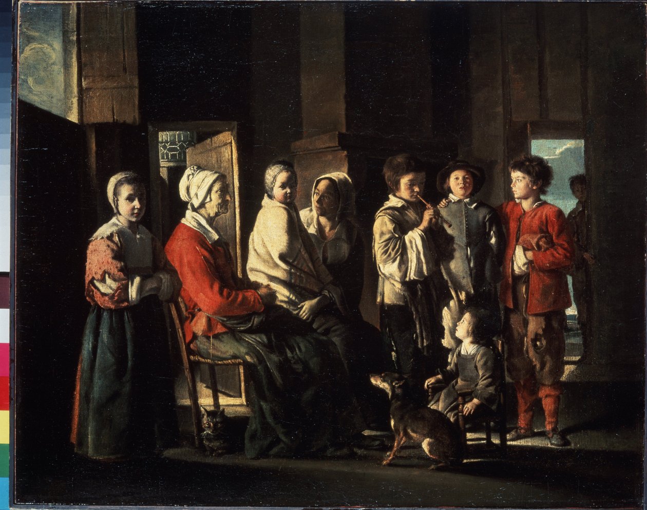 The Visit to the Grandmother by Louis le Nain