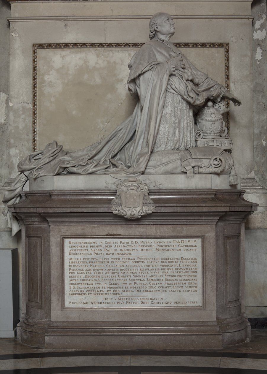 Funerary monument to Pedro Ludovico Parisis by Louis Leon Cugnot