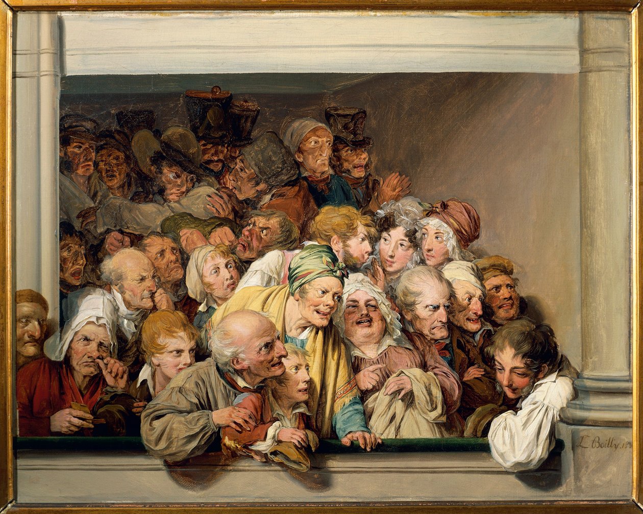 Versailles, Theatre Box on Free Performance Day by Louis Leopold Boilly