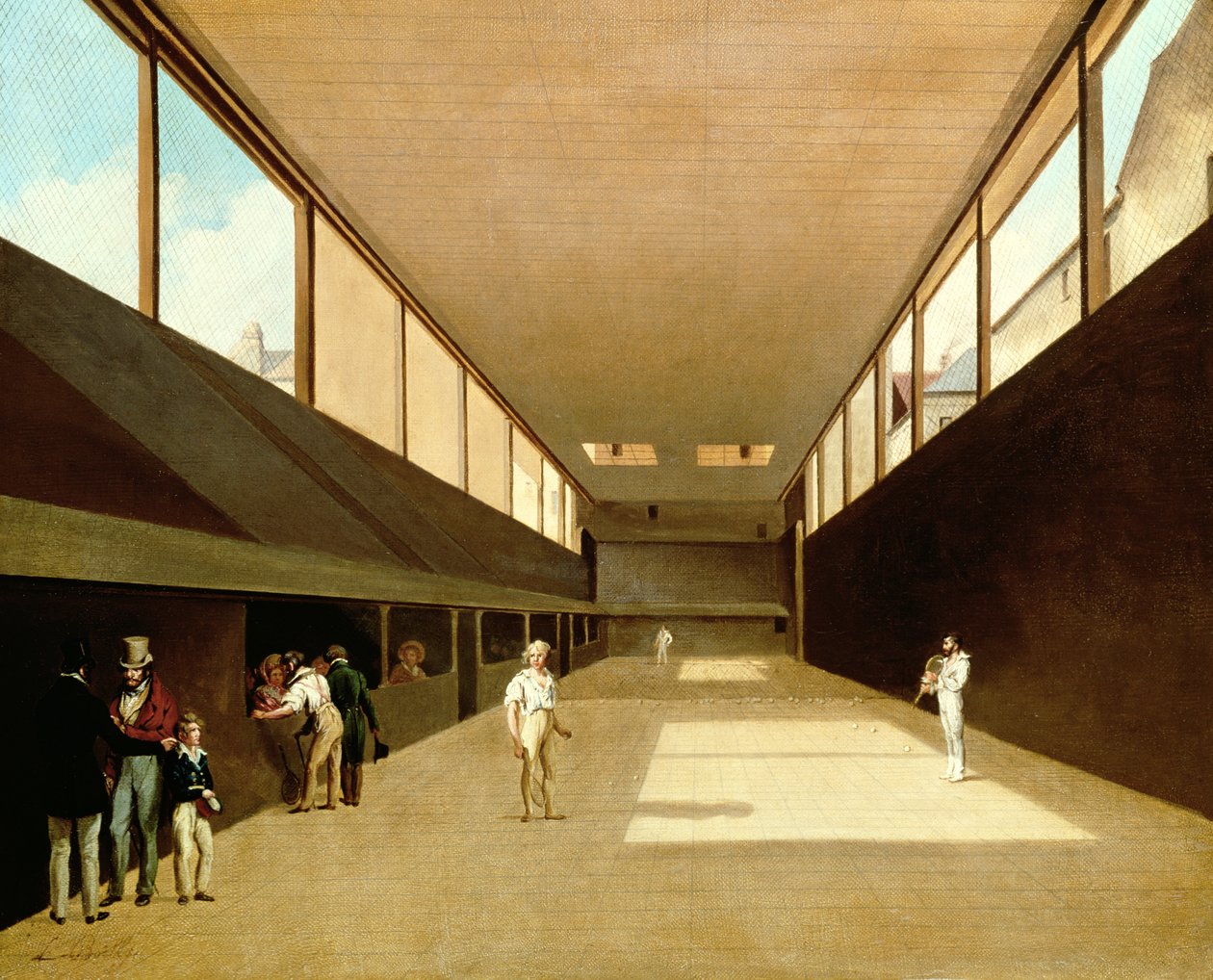 Interior of the Jeu de Paume, Versailles by Louis Leopold Boilly