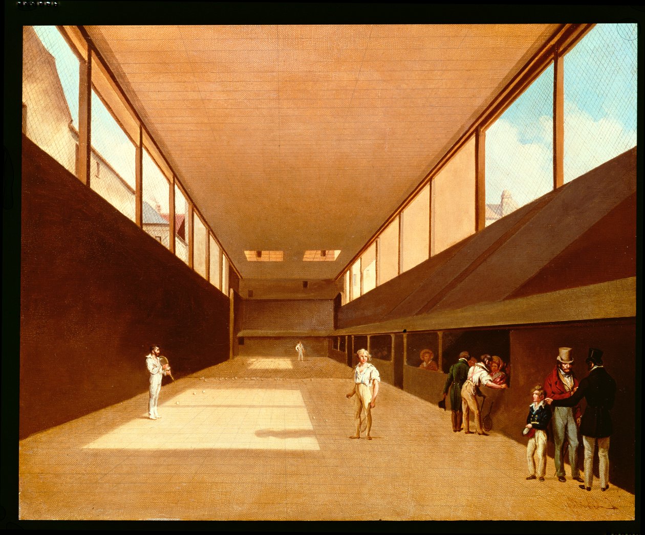 Interior of the Jeu de Paume, Versailles by Louis Leopold Boilly