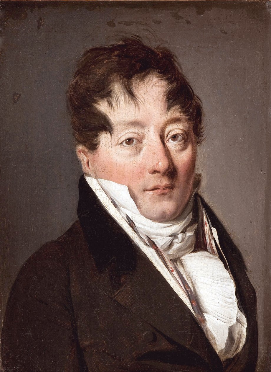 Portrait of Alexandre Balthazar Laurent Grimod de la Reyniere by Louis Leopold Boilly
