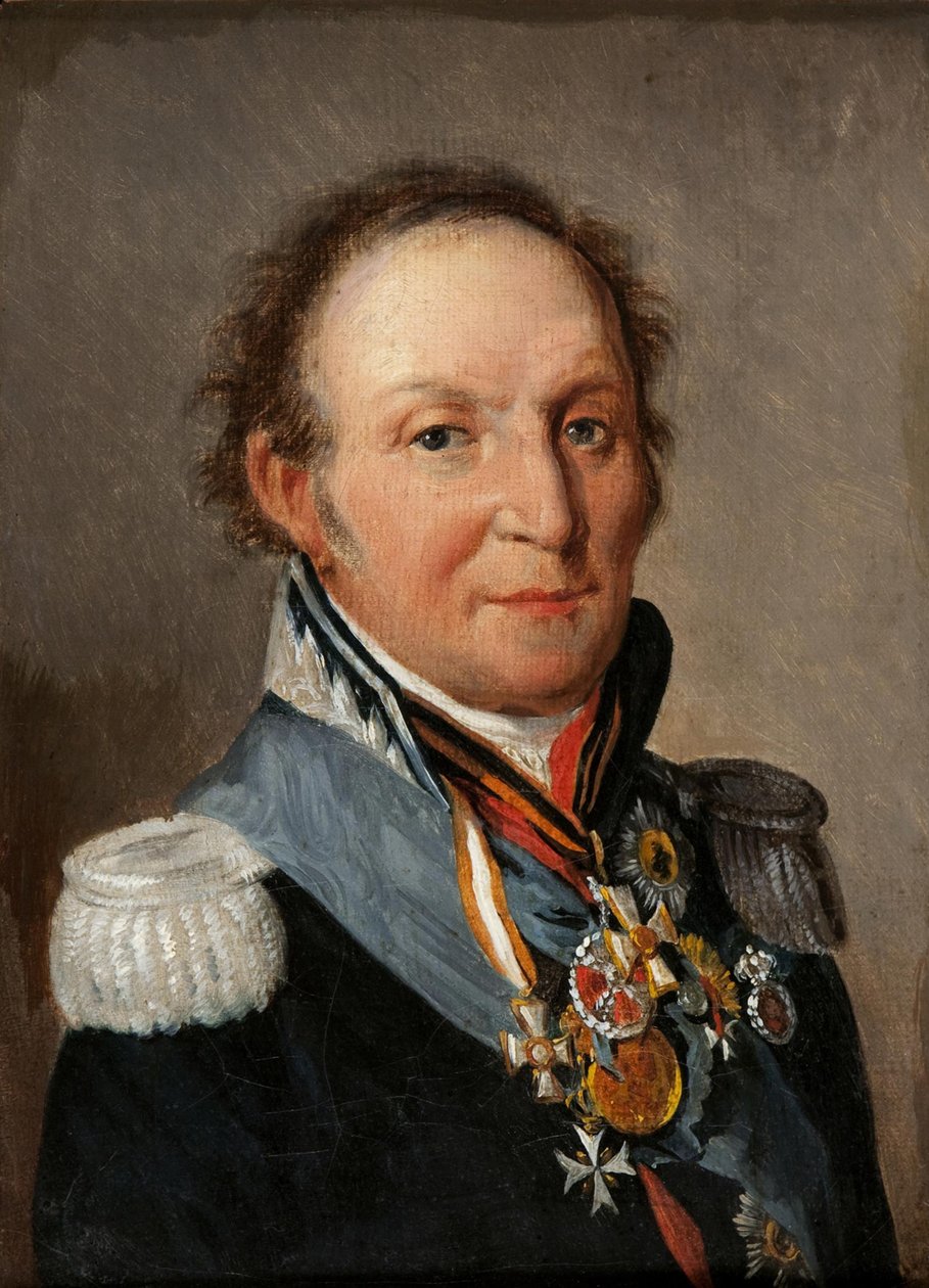 Portrait of Field Marshal Count Ludwig Adolf Peter of Sayn-Wittgenstein-Ludwigsburg by Louis Leopold Boilly