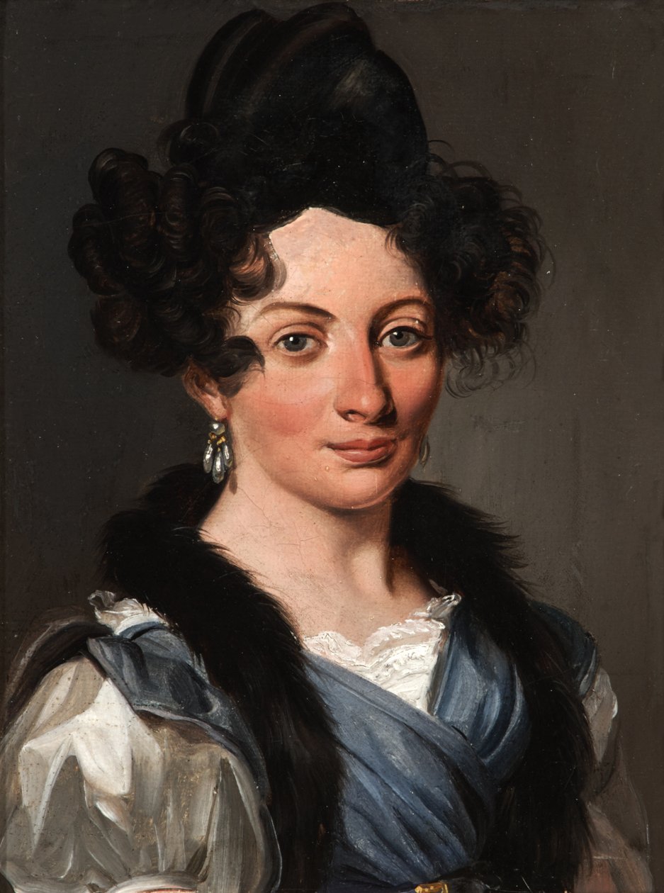 Portrait of Marie-Marthe Perpétue de Banyuls de Montferré, née de Chavigny by Louis Leopold Boilly