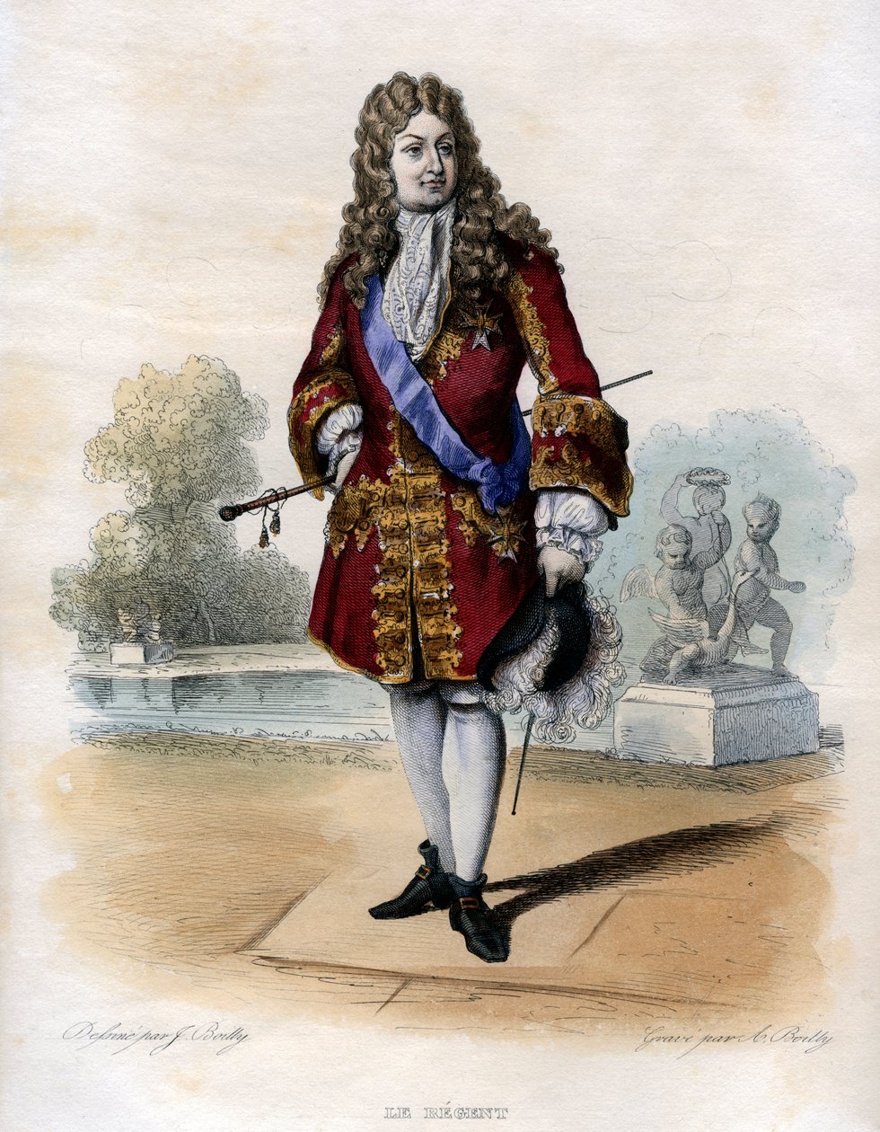 Portrait of Philip II Duke of Orleans (1674-1723) Regent by Louis Leopold Boilly