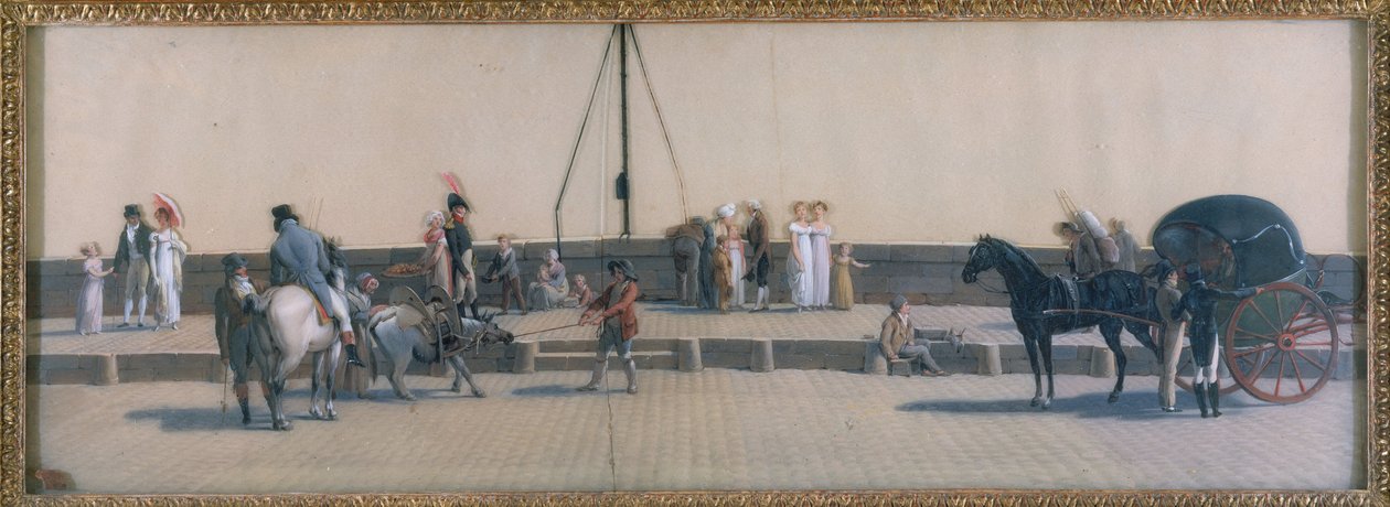 Royal Bridge Passage, circa 1800 by Louis Leopold Boilly