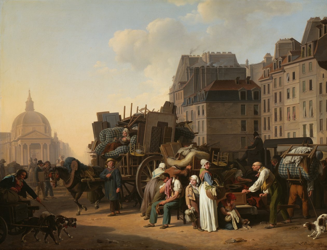 The Movings by Louis Leopold Boilly