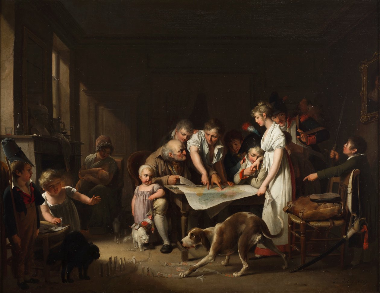 The Reading of the Bulletin of the Grand Army by Louis Leopold Boilly
